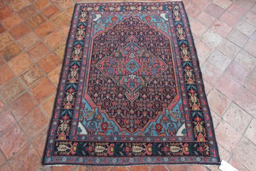 ANTIQUE SENNEH RUG PERSIA - ADDITIONAL PHOTO 4