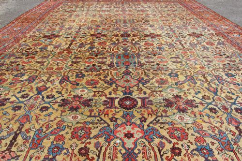 ANTIQUE FEREGHAN CARPET PERSIAN - ADDITIONAL PHOTO 2