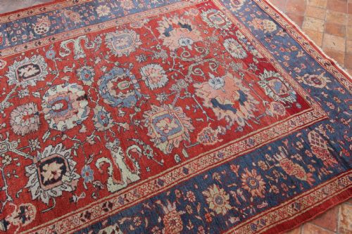 RARE ANTIQUE ZIEGLER CARPET PERSIA - ADDITIONAL PHOTO 2