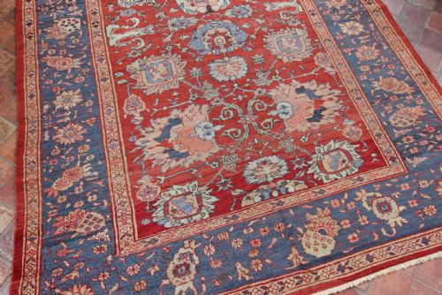 RARE ANTIQUE ZIEGLER CARPET PERSIA - ADDITIONAL PHOTO 7