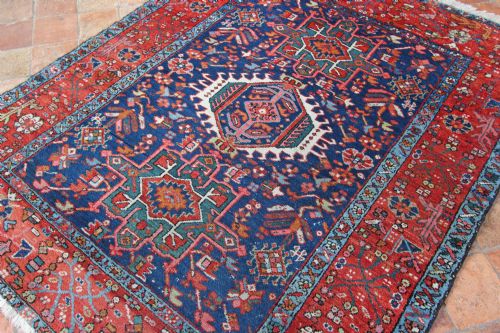 ANTIQUE HERIZ RUG PERSIA - ADDITIONAL PHOTO 5