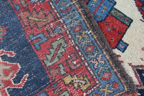 ANTIQUE HAMADAN RUG PERSIA - ADDITIONAL PHOTO 2