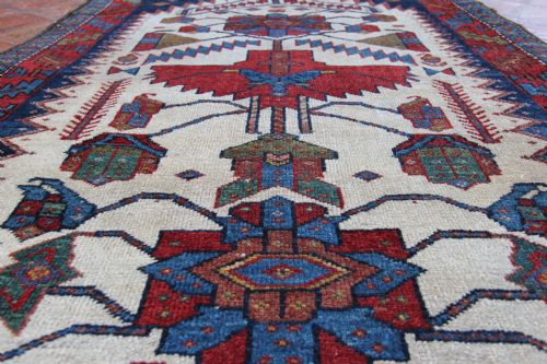 ANTIQUE HAMADAN RUG PERSIA - ADDITIONAL PHOTO 3
