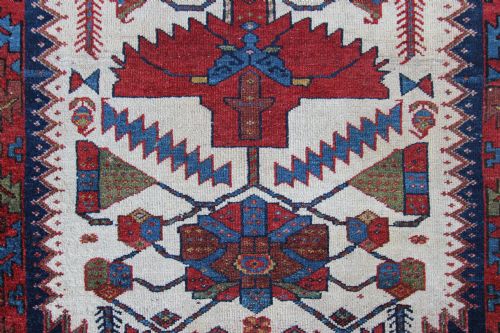 ANTIQUE HAMADAN RUG PERSIA - ADDITIONAL PHOTO 5