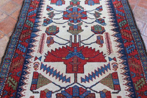 ANTIQUE HAMADAN RUG PERSIA - ADDITIONAL PHOTO 7