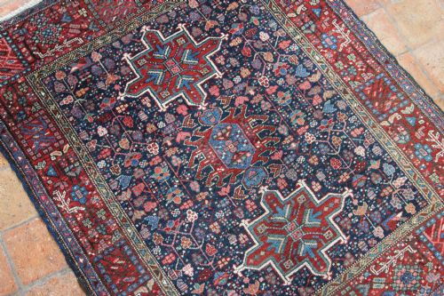 ANTIQUE KARAJA RUG PERSIA - ADDITIONAL PHOTO 6