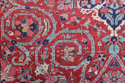 ANTIQUE HERIZ CARPET SHARABIAN PERSIA - ADDITIONAL PHOTO 2