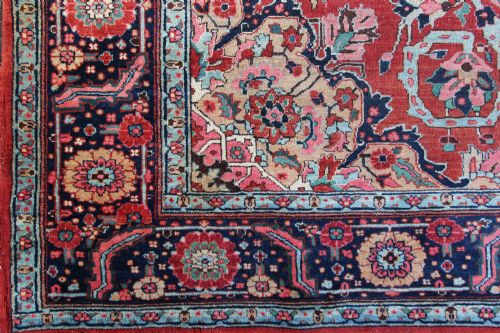 ANTIQUE HERIZ CARPET SHARABIAN PERSIA - ADDITIONAL PHOTO 3