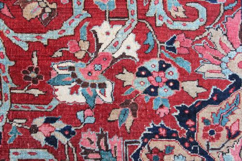 ANTIQUE HERIZ CARPET SHARABIAN PERSIA - ADDITIONAL PHOTO 6