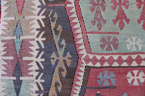 ANTIQUE KONYA KILIM SOUTHCENTRAL ANATOLIA - ADDITIONAL PHOTO 3