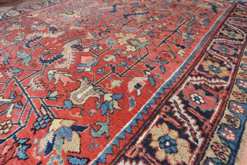 RARE HERIZ CARPET PERSIA - ADDITIONAL PHOTO 1