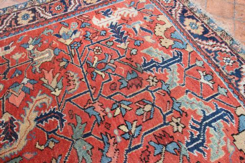 RARE HERIZ CARPET PERSIA - ADDITIONAL PHOTO 5