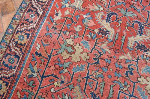 RARE HERIZ CARPET PERSIA - ADDITIONAL PHOTO 6