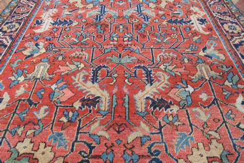 RARE HERIZ CARPET PERSIA - ADDITIONAL PHOTO 9