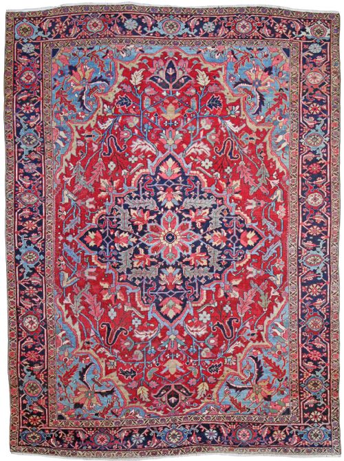 heriz carpet early 20th century - CATEGORY: ANTIQUE RUGS - DATED 1910