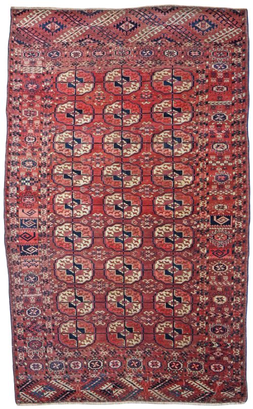 antique tekke bokhara rug - CATEGORY: ANTIQUE RUGS - DATED 1910