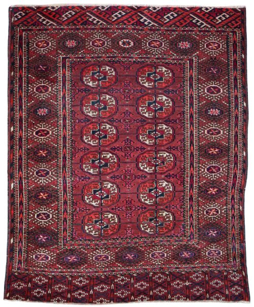 antique tekke bokhara rug - CATEGORY: ANTIQUE RUGS - DATED 1910