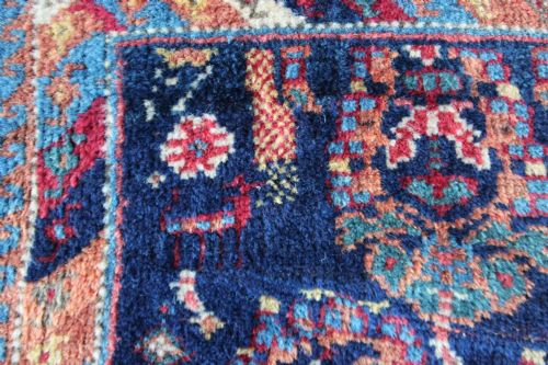 RARE ANTIQUE AFSHAR RUNNER SOUTHWEST PERSIA - ADDITIONAL PHOTO 4