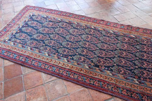 RARE ANTIQUE AFSHAR RUNNER SOUTHWEST PERSIA - ADDITIONAL PHOTO 5