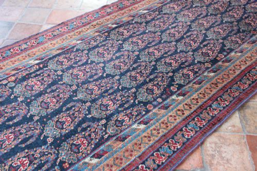 RARE ANTIQUE AFSHAR RUNNER SOUTHWEST PERSIA - ADDITIONAL PHOTO 7