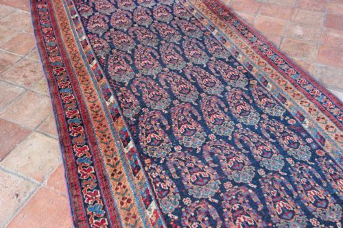RARE ANTIQUE AFSHAR RUNNER SOUTHWEST PERSIA - ADDITIONAL PHOTO 8