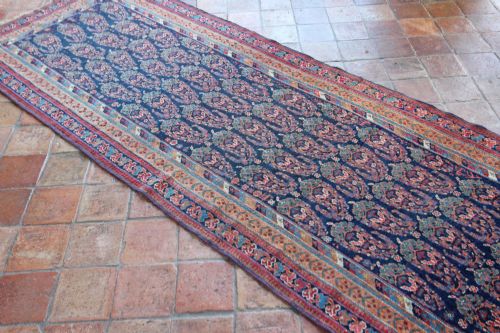 RARE ANTIQUE AFSHAR RUNNER SOUTHWEST PERSIA - ADDITIONAL PHOTO 11