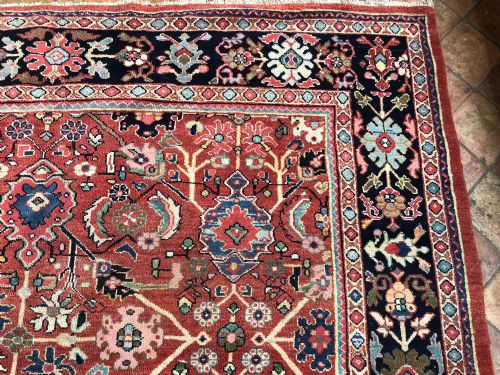 ANTIQUE MAHAL CARPET - ADDITIONAL PHOTO 2