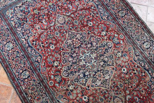 ANTIQUE KASHAN RUG 'ATESHOGLOU' MOHTASHAM WORKSHOP - ADDITIONAL PHOTO 1