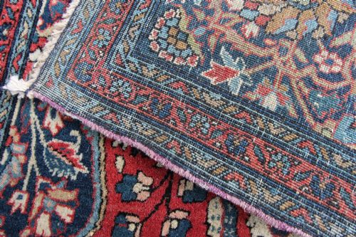 ANTIQUE KASHAN RUG 'ATESHOGLOU' MOHTASHAM WORKSHOP - ADDITIONAL PHOTO 6