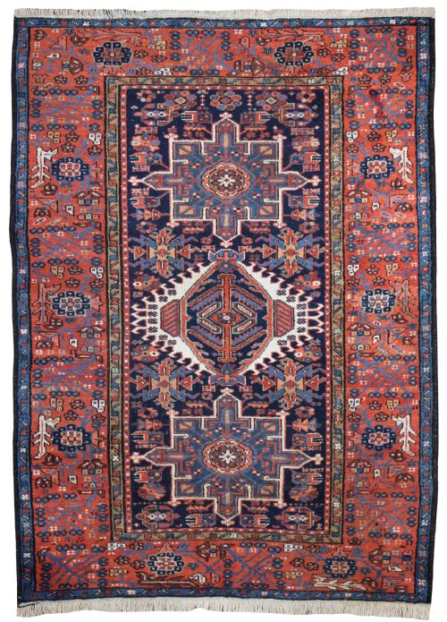 antique karaja rug persia - CATEGORY: ANTIQUE RUGS - DATED 1900