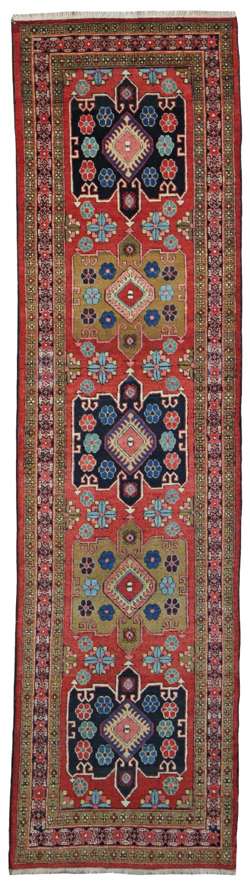 antique heriz runner persian - CATEGORY: ANTIQUE RUGS - DATED 1900