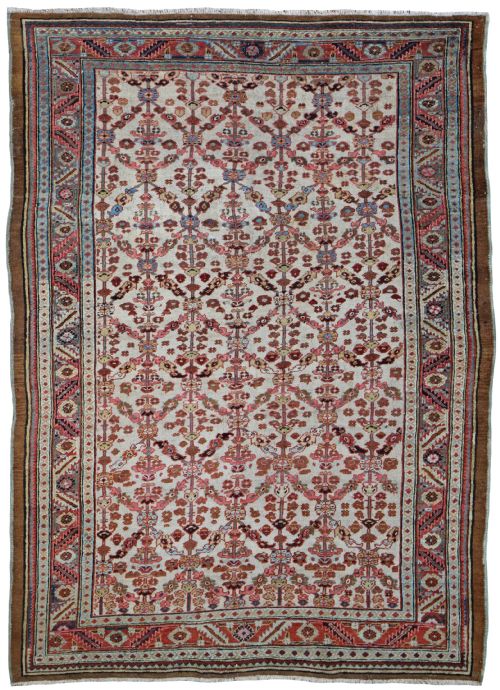 Antique Bakshaish Rug, Persian, Circa 1880