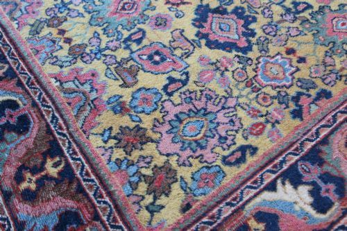 ANTIQUE MAHAL RUG PERSIAN - ADDITIONAL PHOTO 3