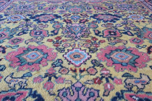 ANTIQUE MAHAL RUG PERSIAN - ADDITIONAL PHOTO 4