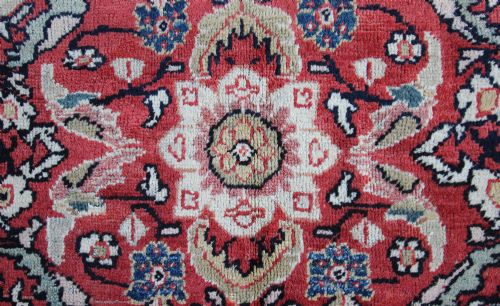 ANTIQUE MAHAL CARPET PERSIAN - ADDITIONAL PHOTO 1