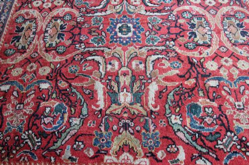 ANTIQUE MAHAL CARPET PERSIAN - ADDITIONAL PHOTO 2