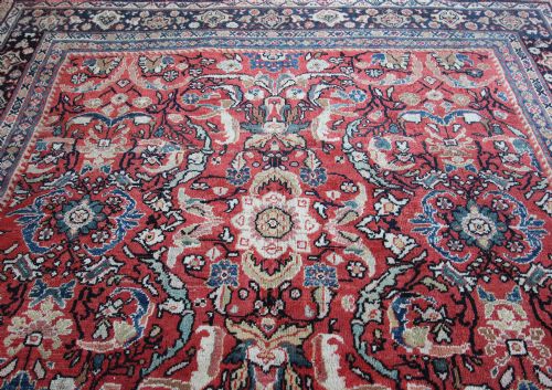 ANTIQUE MAHAL CARPET PERSIAN - ADDITIONAL PHOTO 5
