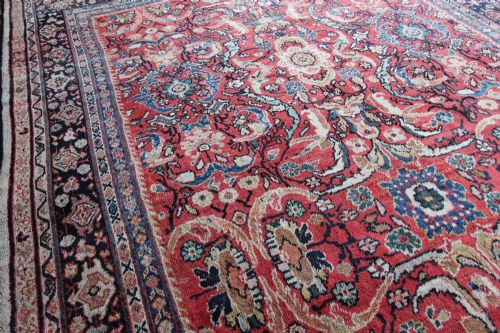 ANTIQUE MAHAL CARPET PERSIAN - ADDITIONAL PHOTO 6