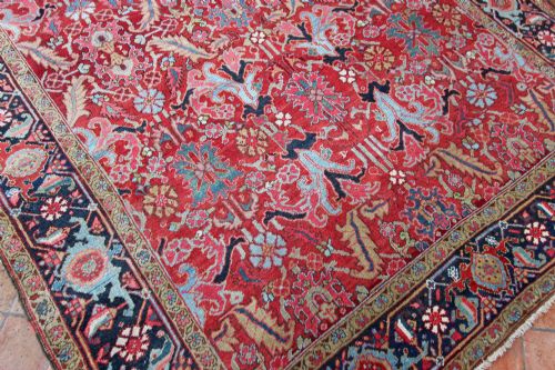 ANTIQUE HERIZ CARPET PERSIA - ADDITIONAL PHOTO 2