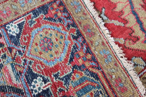 ANTIQUE HERIZ CARPET PERSIA - ADDITIONAL PHOTO 7