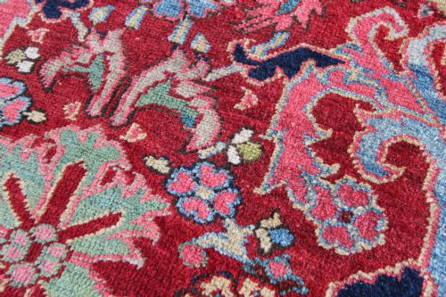 ANTIQUE HERIZ CARPET PERSIA - ADDITIONAL PHOTO 11