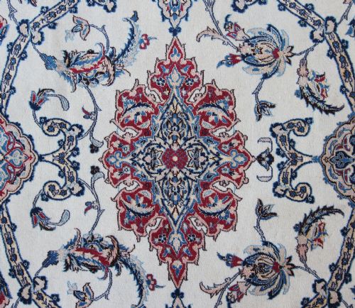 NAIN CARPET WOOL WITH SILK HIGHLIGHTS - ADDITIONAL PHOTO 1