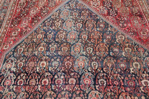 ANTIQUE QASHQAI KASHKULI RUG - ADDITIONAL PHOTO 4