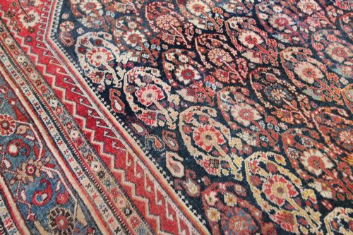 ANTIQUE QASHQAI KASHKULI RUG - ADDITIONAL PHOTO 6