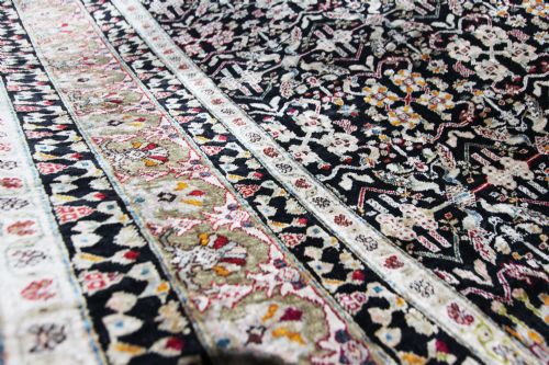 ANTIQUE SILK LAHORE RUG INDIA - ADDITIONAL PHOTO 5
