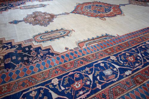 LARGE ANTIQUE BAKSHAISH CARPET PERSIA - ADDITIONAL PHOTO 2
