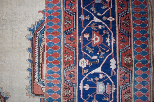 LARGE ANTIQUE BAKSHAISH CARPET PERSIA - ADDITIONAL PHOTO 4