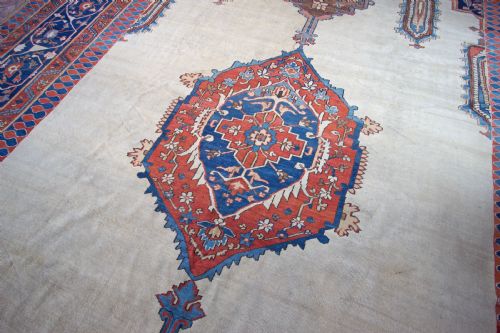 LARGE ANTIQUE BAKSHAISH CARPET PERSIA - ADDITIONAL PHOTO 6
