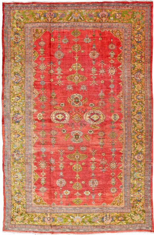 antique ziegler carpet - CATEGORY: ANTIQUE RUGS - DATED 1890