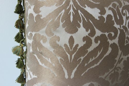 ANTIQUE AUBUSSON CUSHION FRANCE - ADDITIONAL PHOTO 3